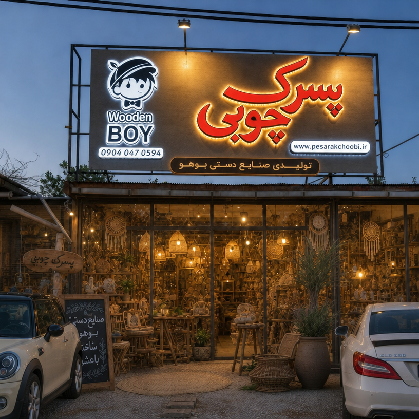 پسرک چوبی